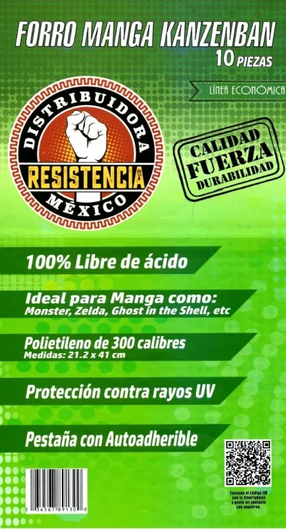 FORRO MANGA KANZENBAN ( 10 Unidades)